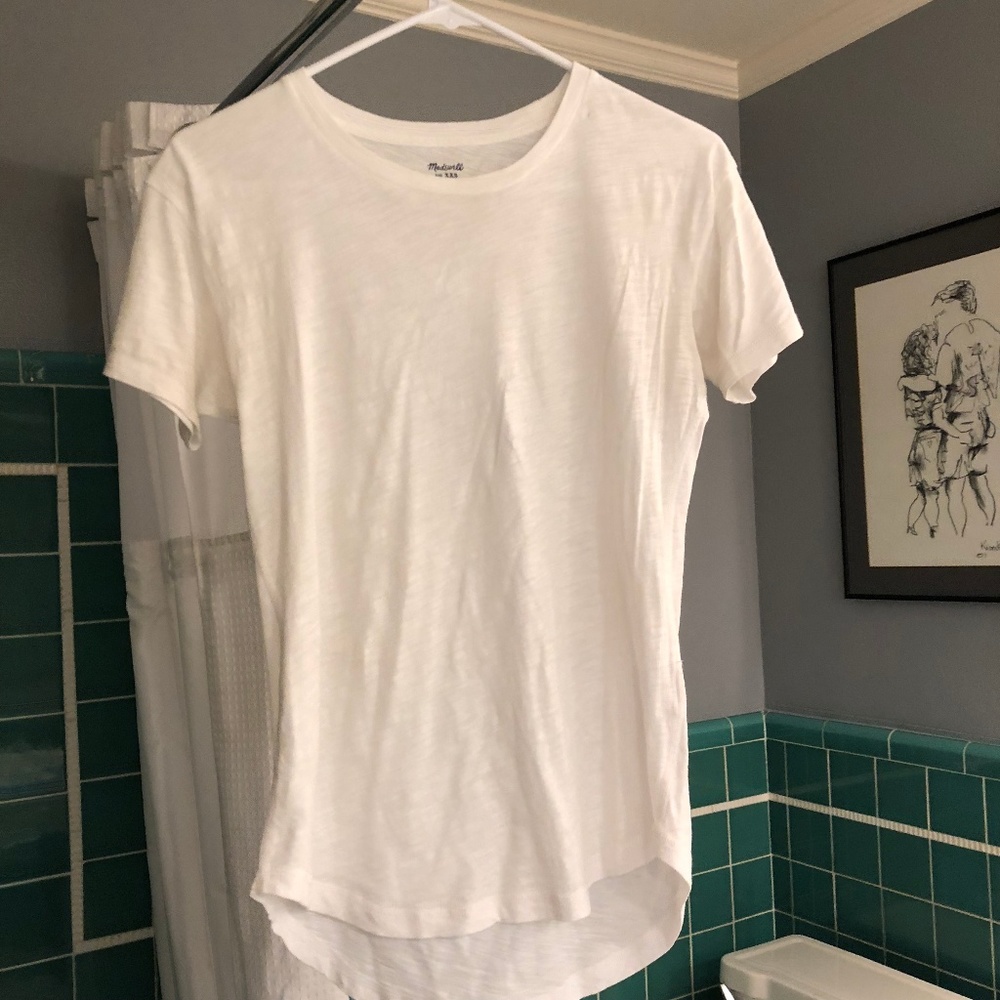 White tee